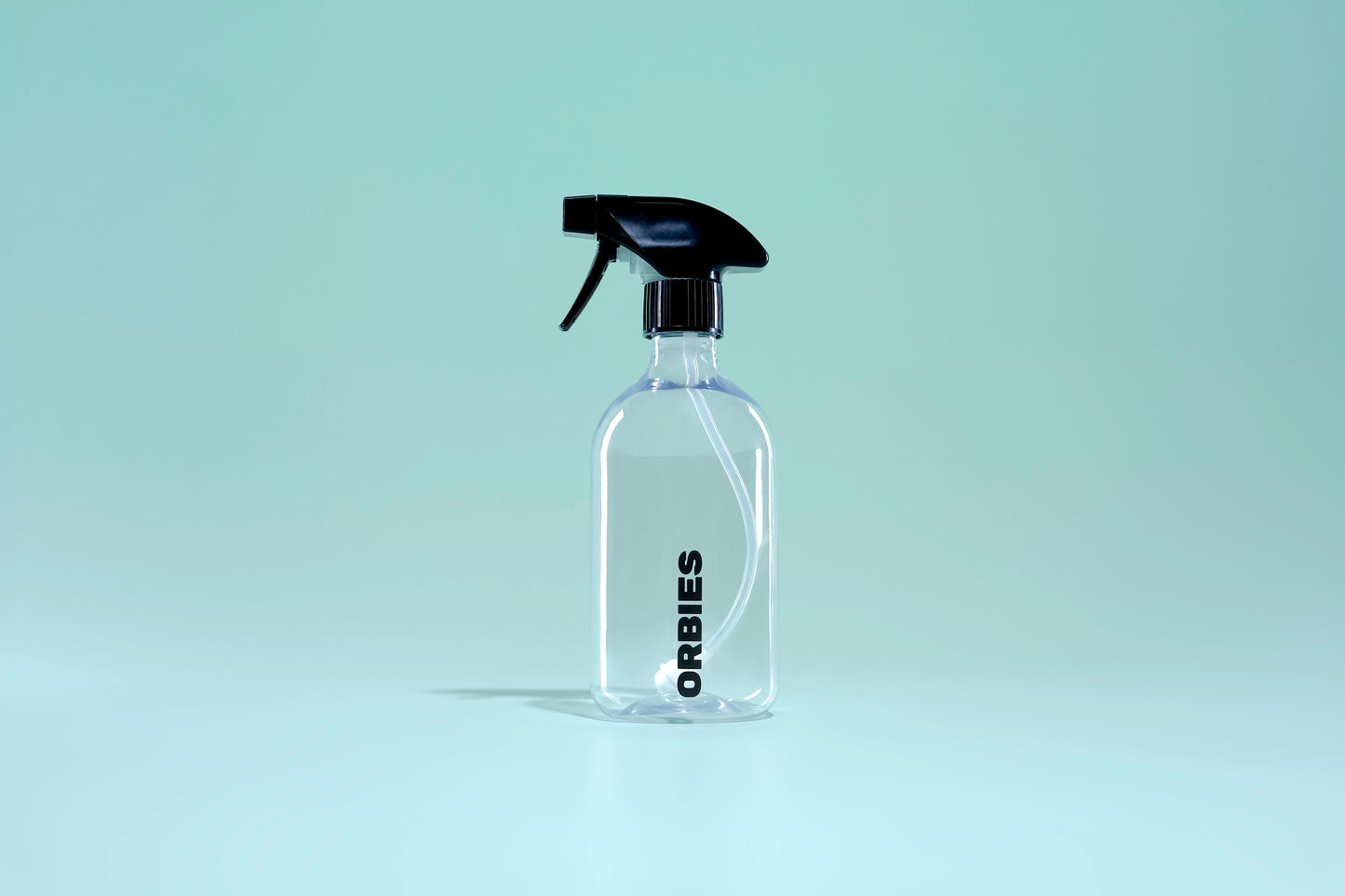 Orbies probiotic cleaning refillable bottle sprays 360° and works at any angle